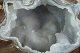 Crystal Filled Dugway Geode (Polished Half) #121666-1